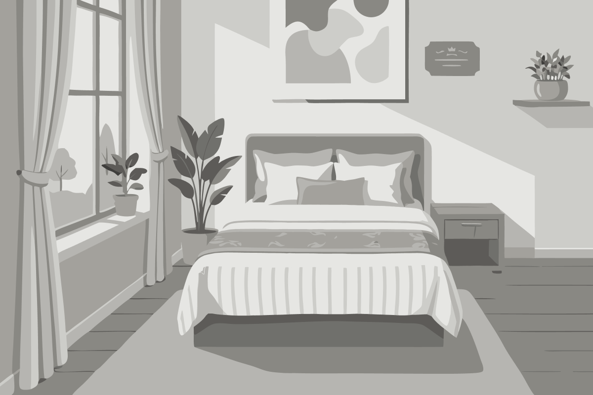 Two-Bedroom Deluxe Apartment with Garden View